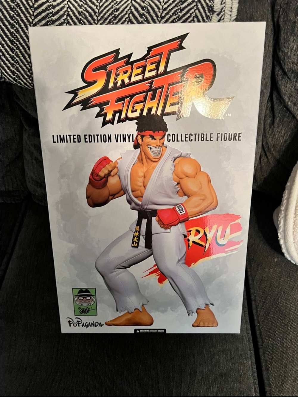 Street Fighter Ryu Limited Edition Vinyl Collectible Figure - White